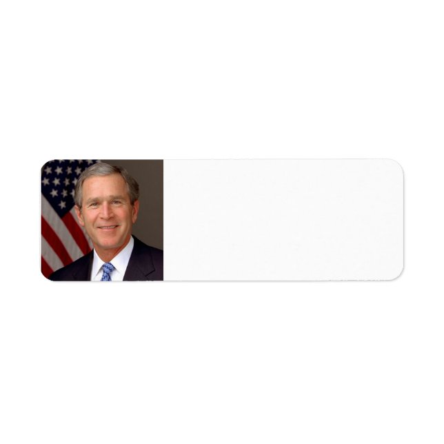 Etiqueta George W. Bush (Frente)