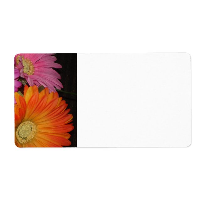 Etiqueta Gerbera Daisy Garden (Frente)