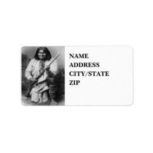 Etiqueta 'Gerónimo con Gun at the Ready'