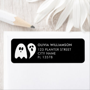 Etiqueta Ghost Halloween