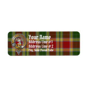 Etiqueta Gibbs Gibsone Tartan & Badge