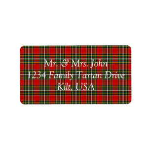 Etiqueta Gillispie Tartan