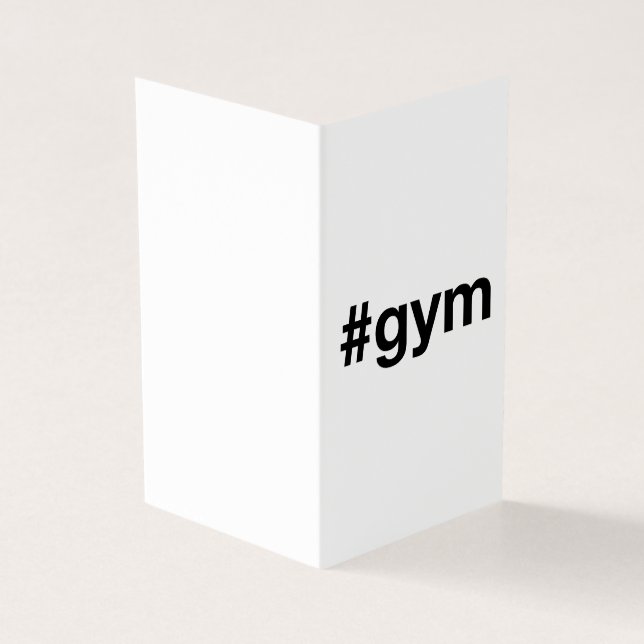 Etiqueta gimnasio (Exterior)
