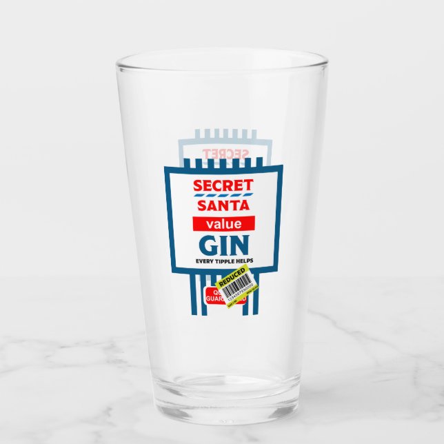 Etiqueta Gin de Novedad de navidades (Anverso)
