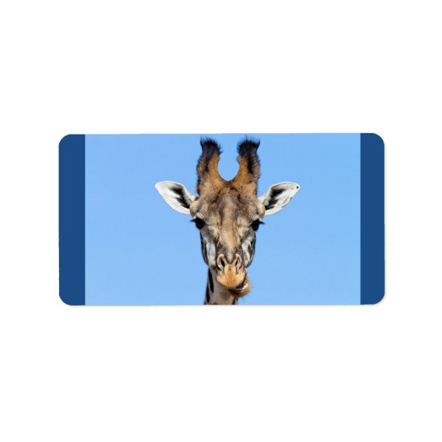 Etiqueta Giraffe (Frente)