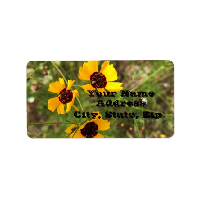 Etiqueta Girasol (Frente)