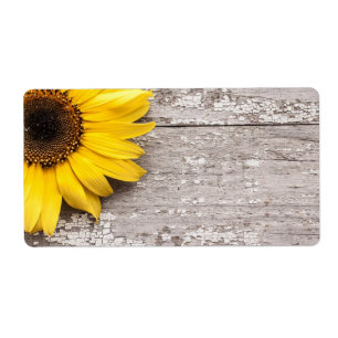 Etiqueta Girasol