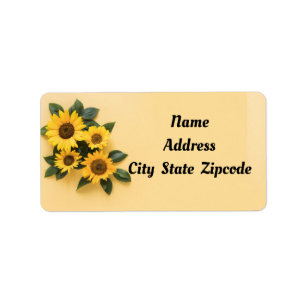 Etiqueta Girasol