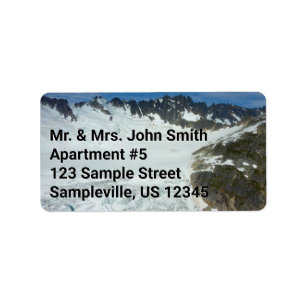 Etiqueta Glaciar de Alaskan