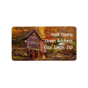 Etiqueta Glade Creek Grist Mill