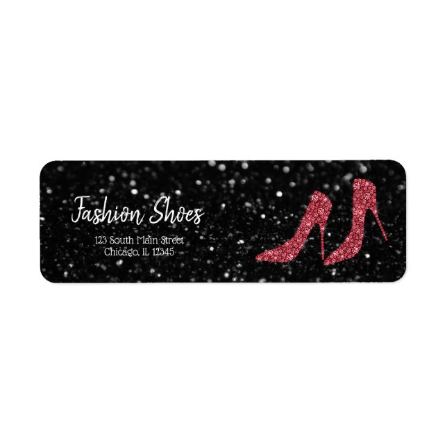 Etiqueta Glam Shoes High Heels (Frente)