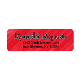 Etiqueta Glamour rosa personalizado