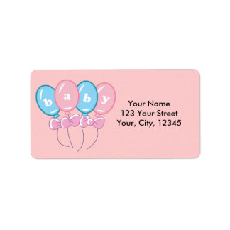 Etiqueta Globos para bebés