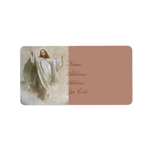 ETIQUETA GLORIA A JESÚS (Frente)