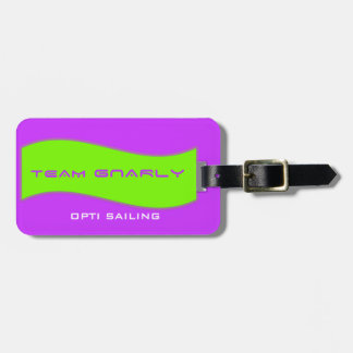 Etiqueta Gnarly del bolso del engranaje del equipo