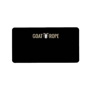Etiqueta Goat Rope Decoración de cabra Regalo de cabra