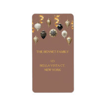 Gold and Black Christmas Baubles