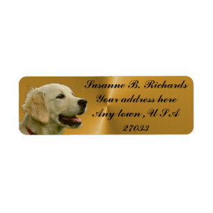Etiqueta Golden Retriever