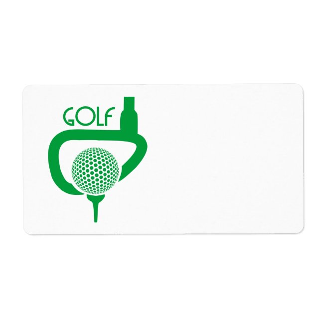 Etiqueta Golf (Frente)