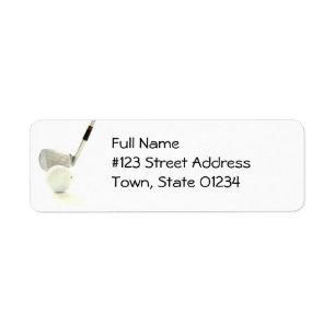 Etiqueta Golf Ball and Club Mailing Lael