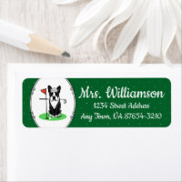 Golf Boston Terrier (negro) Perro Cute