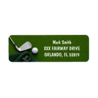 Golf con nombre para golfista 