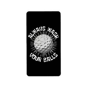 Etiqueta Golf divertido