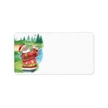 Golf Ugly Sweater temática para Navidades golfista