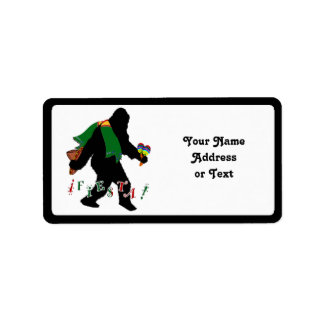 Etiqueta Gone Squatchin - Fiesta Squatchin