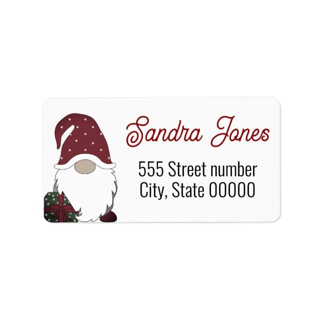 Etiqueta Gorgeous address labels coffee (Frente)