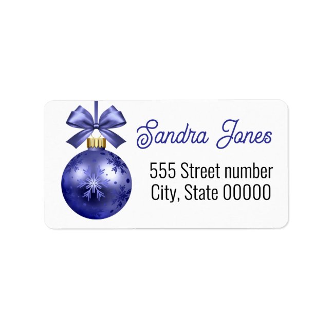 Etiqueta Gorgeous address labels holiday (Frente)