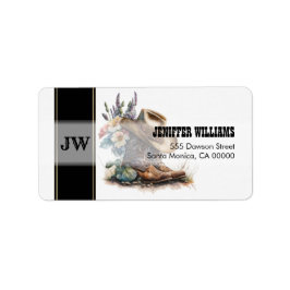 Etiqueta Gorra de flores Texas