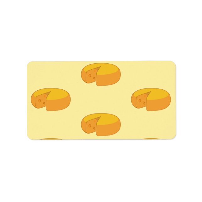 Etiqueta Gouda Cheese Rodea La Gastronomía Holandesa De La  (Frente)