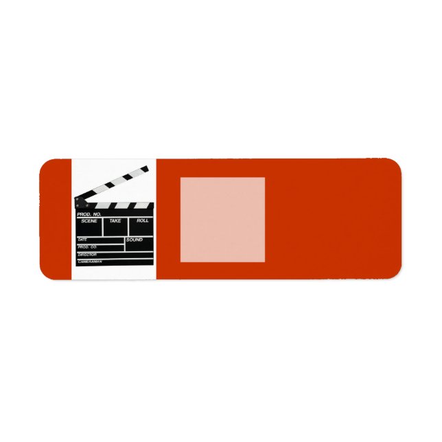 Etiqueta Grabación de película (Frente)