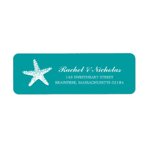 Etiqueta Graceus Starfish   Dirección de devolución