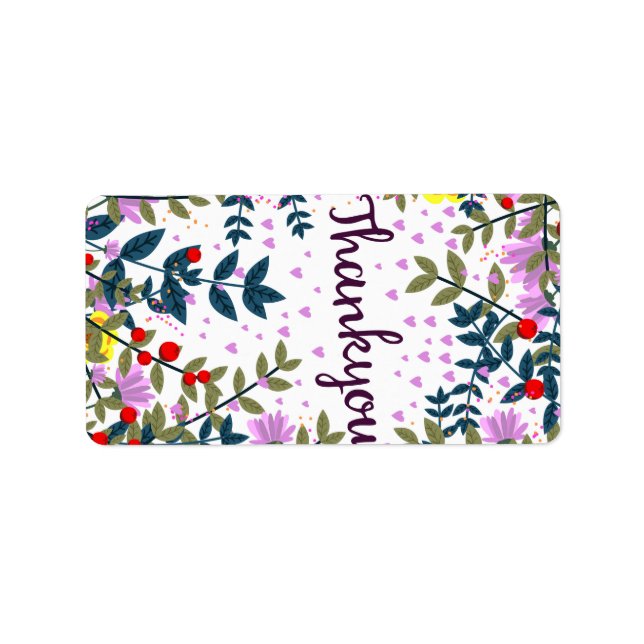 Etiqueta Gracias (Frente)