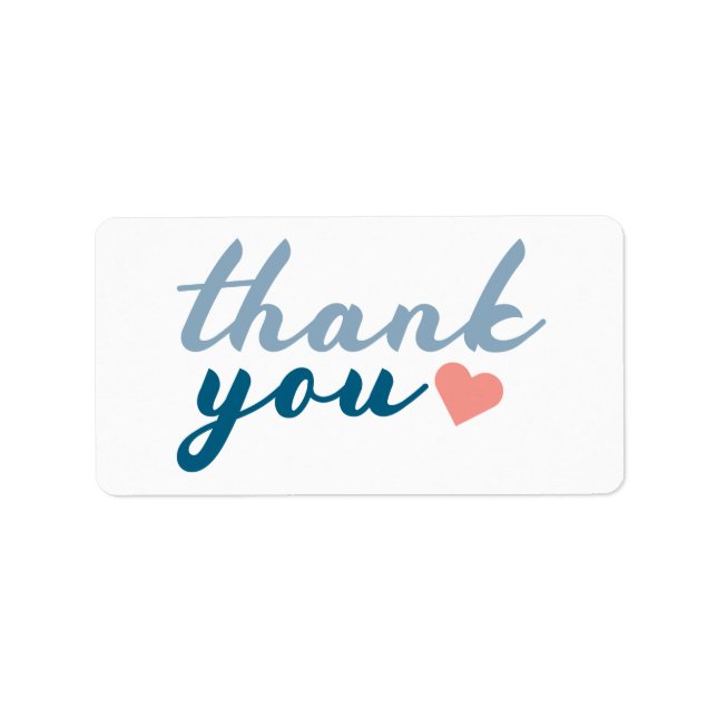 Etiqueta Gracias (Frente)