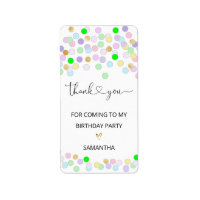 Gracias Por Venir A Mi Fiesta De Cumpleaños