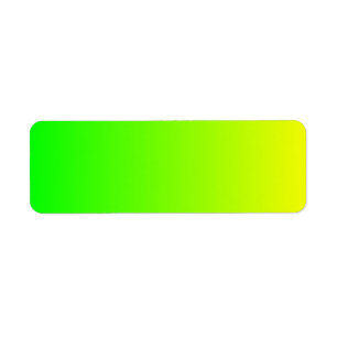 Etiqueta Gradiente de Amarillo a Verde