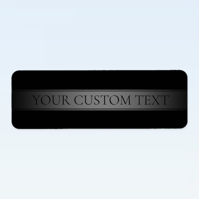 Etiqueta Gradiente de franja elegante simple editable en co (Subido por el creador)