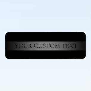 Etiqueta Gradiente Simple y Elegante de Raya Editable en Co