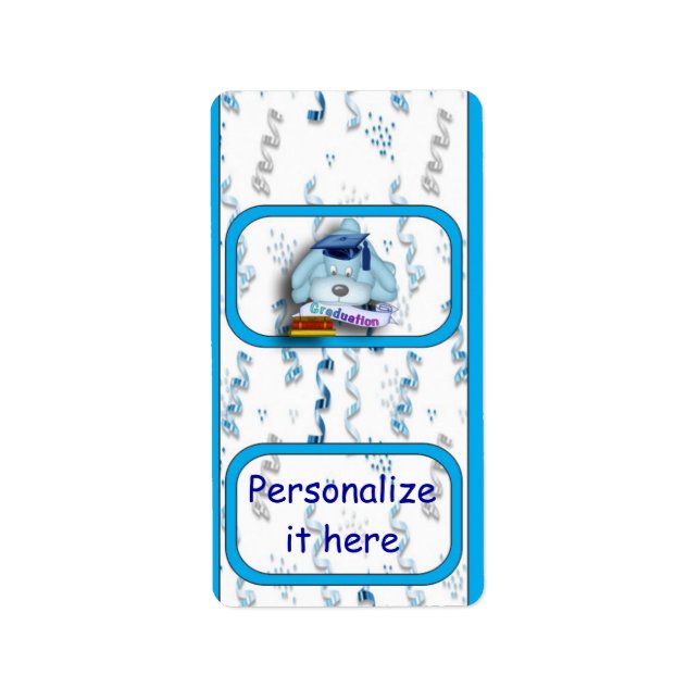Etiqueta Graduación Hershey Miniatura Candy Wrapper Labels (Frente)