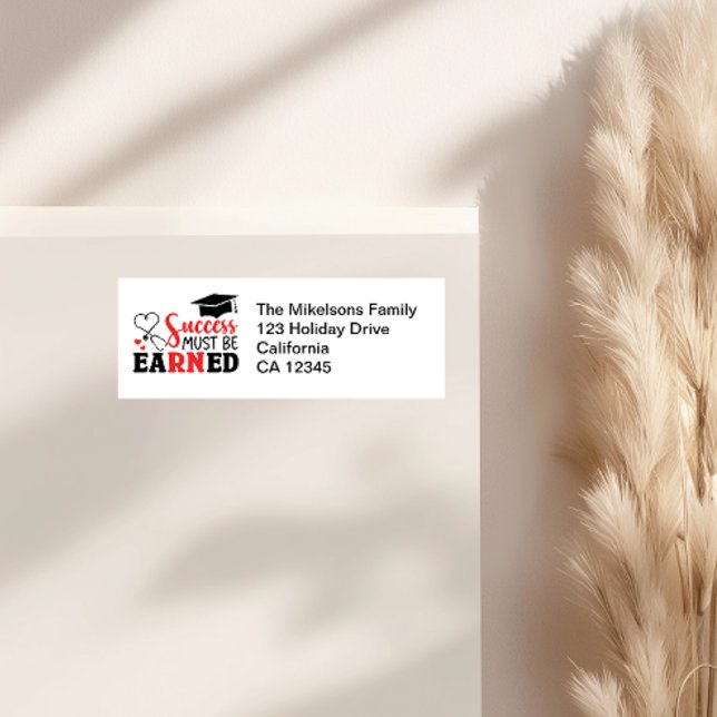 Etiqueta Graduado de la Escuela de enfermería (Subido por el creador)