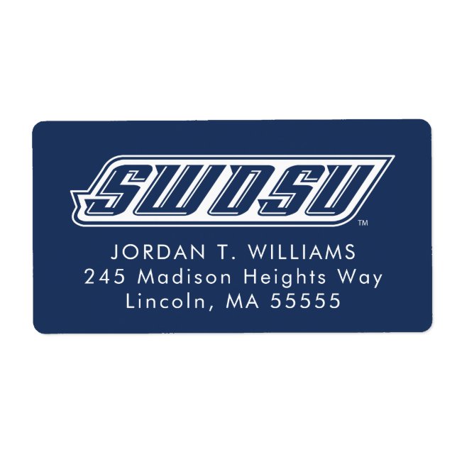 Etiqueta Graduado de SWOSU (Frente)