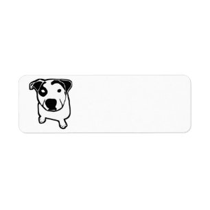 Etiqueta Gráfico del T-Hueso del pitbull