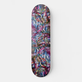Etiqueta Grafitti Pattered Skateboard