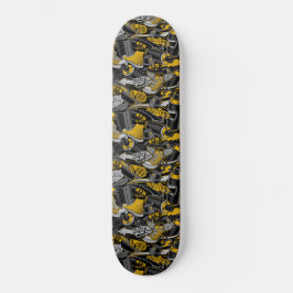 Etiqueta Grafitti Pattered Skateboard