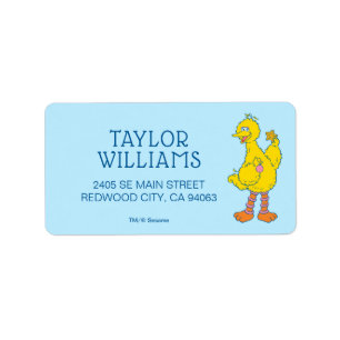 Etiqueta Gran Ave con Ornamentos de Navidad