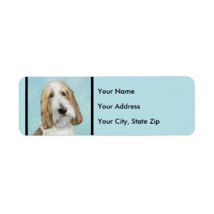 Etiqueta Gran Basset Griffon Vendeen - Arte Perro Original