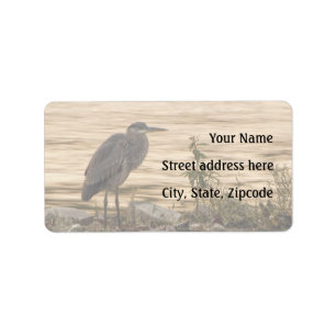 Etiqueta Gran garza azul